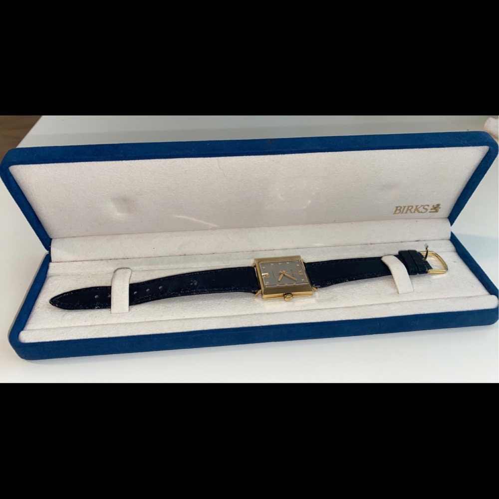 14K Birks gold watch